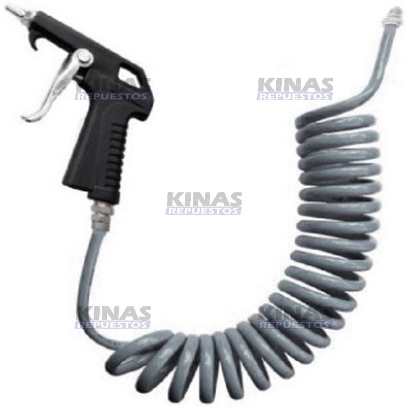 MANGUERA LIMPIEZA CABINA GRIS COMPLETA (GANCHO) | 27100G