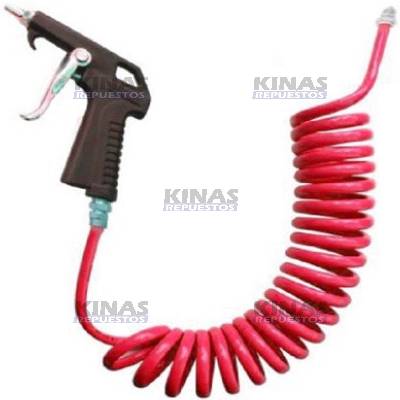 MANGUERA LIMPIEZA CABINA ROJO COMPLETA (GANCHO) | 27100R