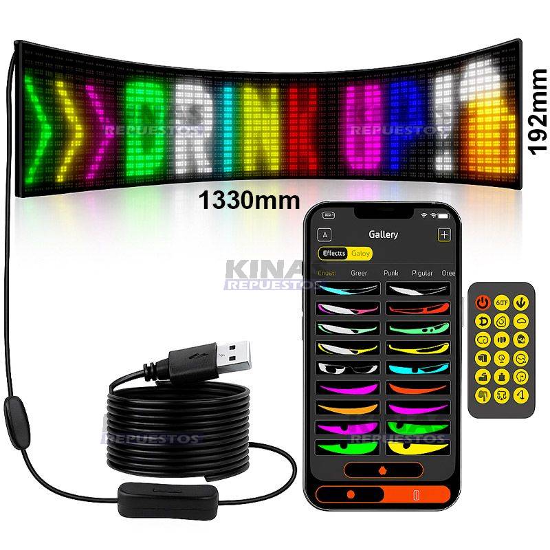 CINTA LED FLEXIBLE BIVOLT 12V/24V 16 LINEA (1330X192MM) | 70002304