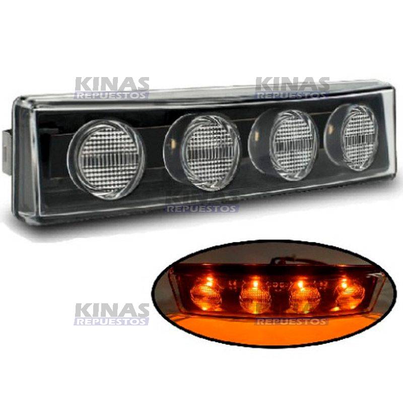 FARO SENALERA DELANTERA TAPA SOL LED SCANIA P94/114/124/S4 (NARANJA) | H37275/1798980/1326935L