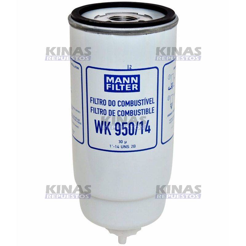 FILTRO COMBUSTIBLE SEPARADOR AGUA FORD F4000/F250 CUMMINS C/SENSOR | WK950/14 / PSD970/1