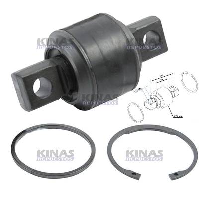 BUJE BRAZO TENSOR TRASERO EJE TANDEM SCANIA 113/124/S4/S5 75MM | IABV-3225/2133481/1953249/1.32525
