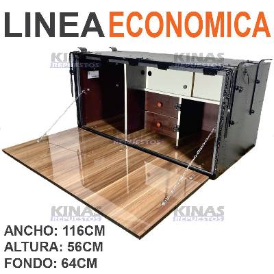 CAJA COCINA COMIDA ECONOMICO (116CM ANCHO X 56CM ALTURA X 64CM FONDO) | COD-09
