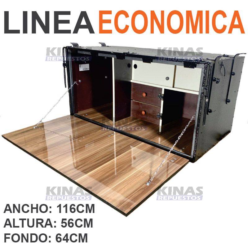 CAJA COCINA COMIDA ECONOMICO (116CM ANCHO X 56CM ALTURA X 64CM FONDO) | COD-09