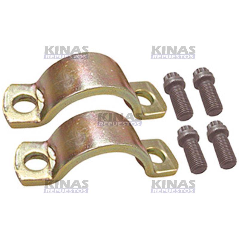 KIT ABRAZADERA CRUCETA CARDAN FORD 35MM MEDIA LUNA (C/BULON) | PAT-9191