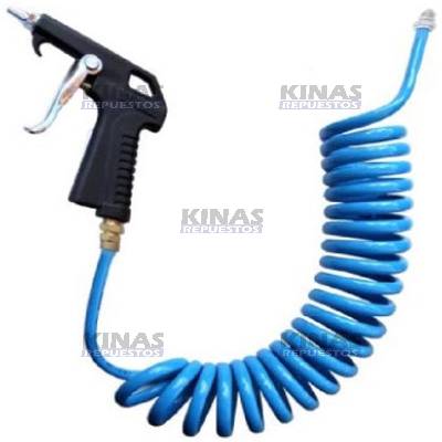 MANGUERA LIMPIEZA CABINA AZUL COMPLETA (GANCHO) | 27100AZ