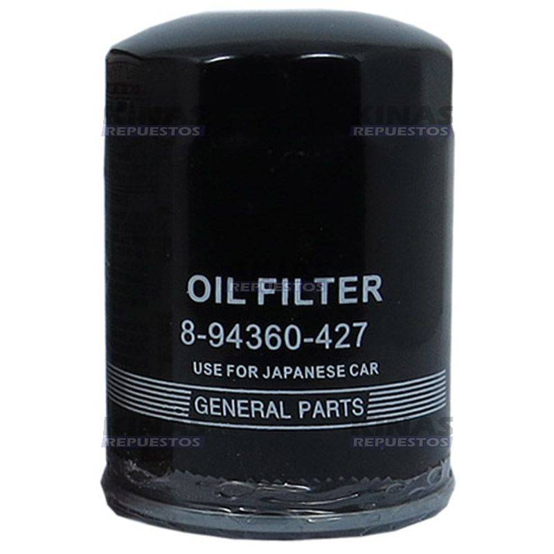FILTRO ACEITE MOTOR ISUZU DMAX 4JB1 | 8-94360-427-0