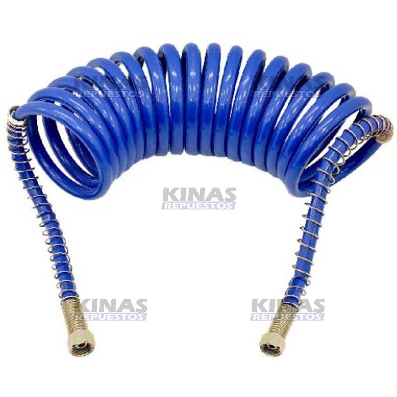 MANGUERA ASPIRAL FRENO 5,5 METROS 1/2 AZUL (SIN CONEXION) | 765-5.5-AZ