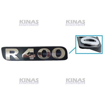 LETRERO EMBLEMA SCANIA S5 ANTIGUO (R400) (CROMADO) | SCR400