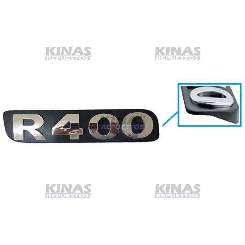 LETRERO EMBLEMA SCANIA S5 ANTIGUO (R400) (CROMADO) | SCR400