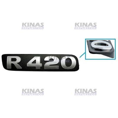 LETRERO EMBLEMA SCANIA S5 ANTIGUO (R420) (PINTADO) | 120.420/3