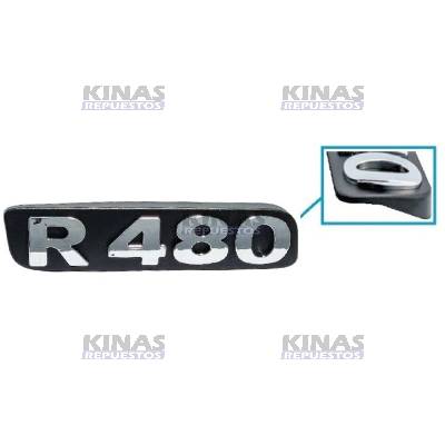 LETRERO EMBLEMA SCANIA S5 ANTIGUO (R480) (CROMADO) | SCR480