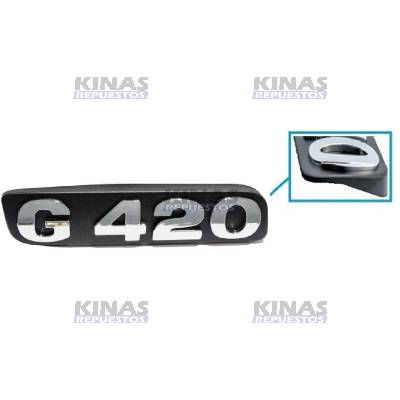 LETRERO EMBLEMA SCANIA S5 ANTIGUO (G420) (CROMADO) | SCG420