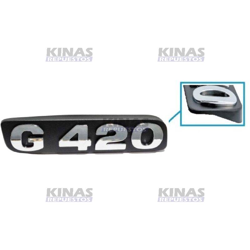 LETRERO EMBLEMA SCANIA S5 ANTIGUO (G420) (CROMADO) | SCG420