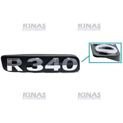 LETRERO EMBLEMA SCANIA S5 ANTIGUO (R340) (CROMADO) | 413.340/3C