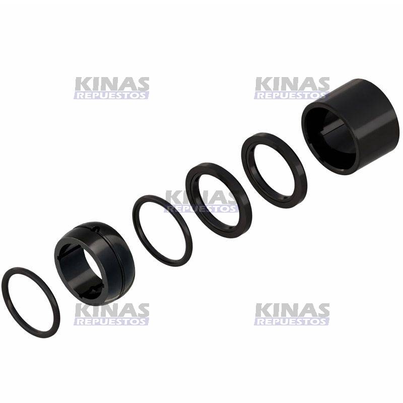 KIT REPARO BUJE EJE ZETA FRENO CARRETA 47.7X38.3X34 (NYLON) | THO-18007/2302A