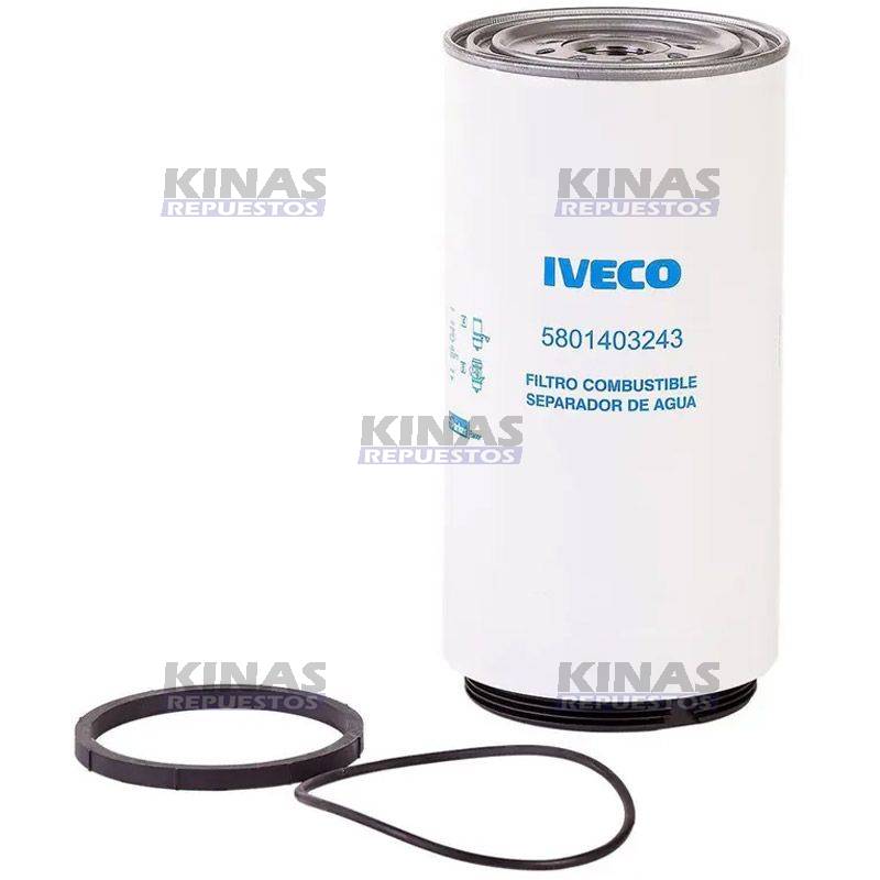 FILTRO COMBUSTIBLE SEPARADOR AGUA MOTOR IVECO TECTOR 260E30 | 5801403243