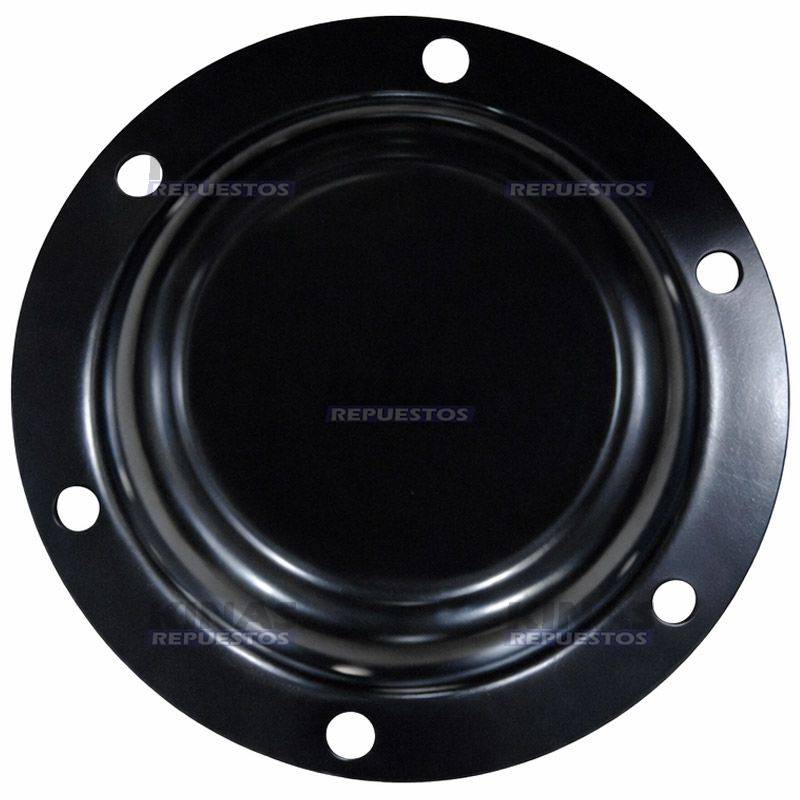 TAPA FLANGE MAZA CARRETA 6F AGUJEROS ALUMINIO NEGRA | 405337