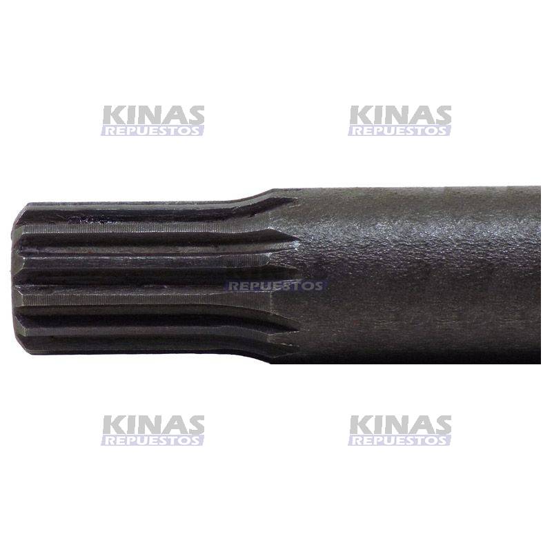 ACOPLE MACHO 9 ESTRIAS PUNTERA 20MM EXTERNO / 15MM ESTRIA (SOLDABLE) | 9X15,5MM