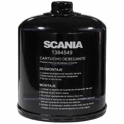 FILTRO SECADOR AIRE APU SCANIA 113/124/S4/S5 R/GRUESA | DSF0203/43-773/1384549/S02008DT/131876