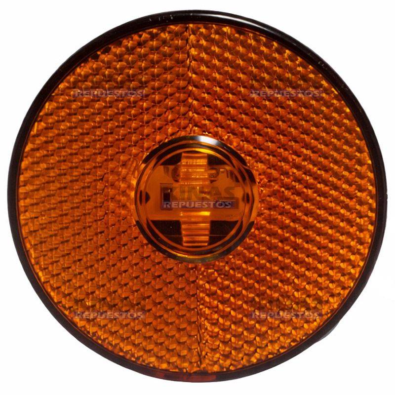 FARO SENALERO LATERAL CARRETA RANDON AMARILLO LED (CABLE) SIN SOPORTE | 040702