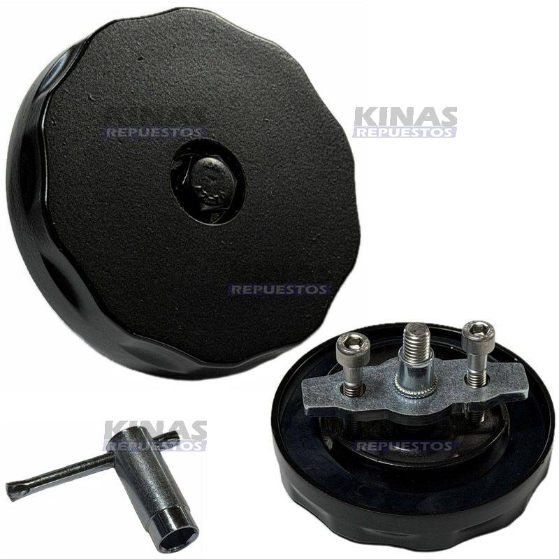 TAPA ANTIHURTO TANQUE COMBUSTIBLE SCANIA 112/113/VOLVO (NEGRA) | 641506