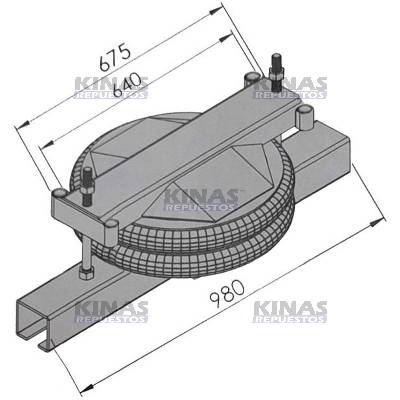 KIT ALZA EJE CARRETA GRANDE PRESION (SIN GRAMPAS) | 70020233-2/80106/12002/80107/12003