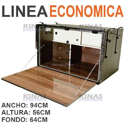 CAJA COCINA COMIDA ECONOMICO TRUCK  (94CM ANCHO X 56CM ALTURA X 64CM FONDO) | COD-16
