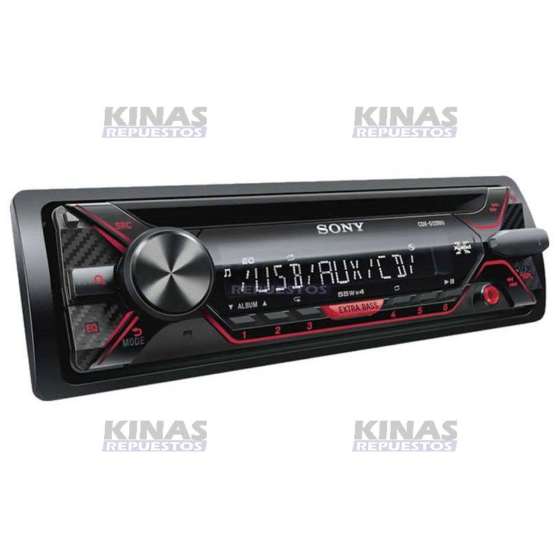 RADIO AUTOMOTIVO CAR CD/AUXILIAR/USB/FM 55WX4 (SIN BLUETOOTH) | 44614-3/CDX-G1201
