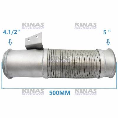TUBO FLEXIBLE ESCAPE S4/S5 420CV HIGHLINE EURO 5 GALV 4.1/2 X 500MM | TM1111A/1734040
