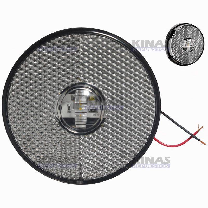 FARO SENALERO LATERAL CARRETA RANDON 88MM CRISTAL LED (CABLE) SIN SOPORTE | 040704