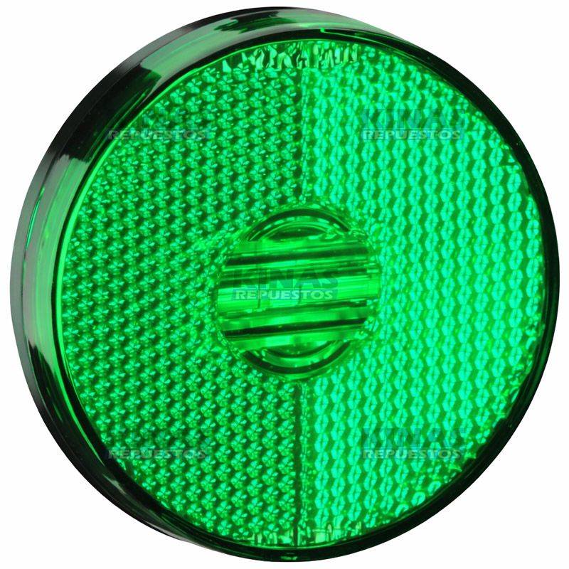 FARO SENALERO LATERAL CARRETA RANDON 65MM VERDE LED (CABLE) SIN SOPORTE | 2045VD