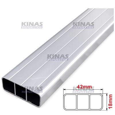REGLA TIRA FINA LATERAL CARRETA CUADRADA TRI-TUBULAR 2100MM (ALUMINIO) | 310000