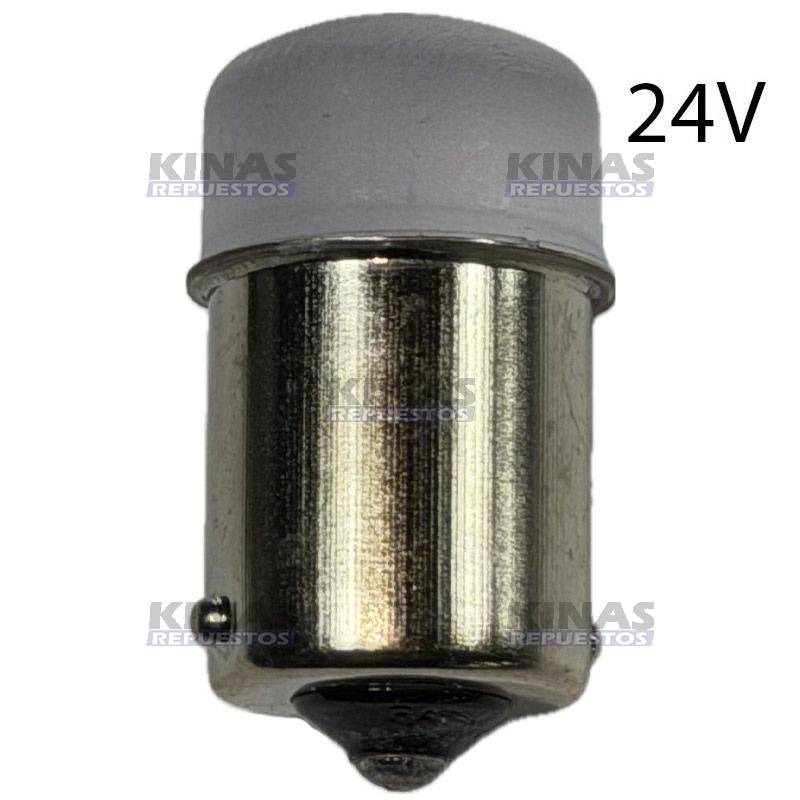 FOCO SENALERO LED BA15S 1POLO BLANCO 24V | 688