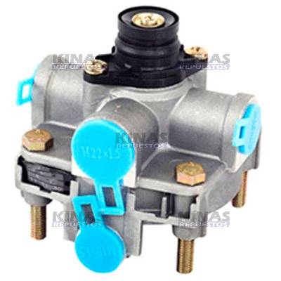 VALVULA RELE SCANIA 112/113/VOLVO/MBB M16XM22 4 SALIDAS | 537361/996000C/91355-44/94855-30