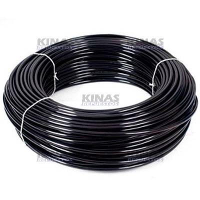 TUBO NYLON 6MM X 4MM NEGRO | 1183