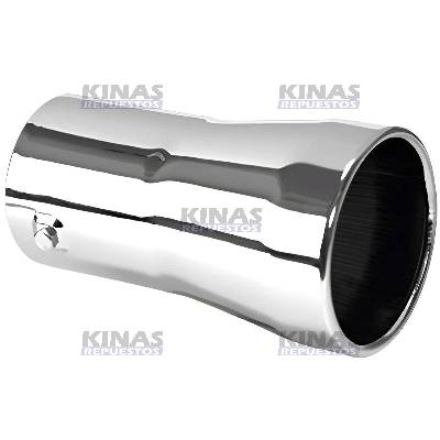 PUNTERA ESCAPE NIQUELADO CROMADO RECTO 4P 170MM | TC004/630