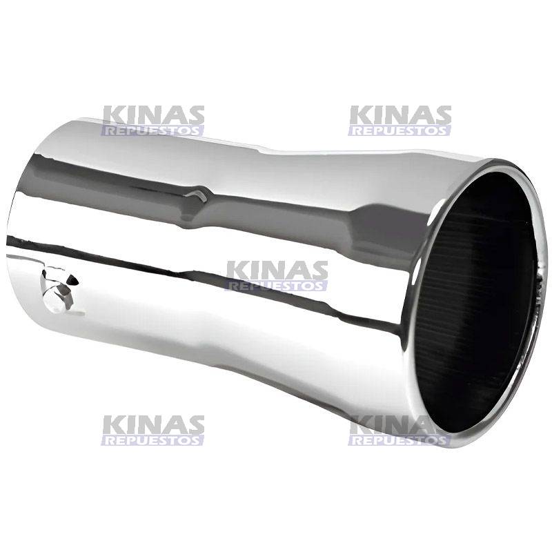 PUNTERA ESCAPE NIQUELADO CROMADO RECTO 4P 170MM | TC004/630