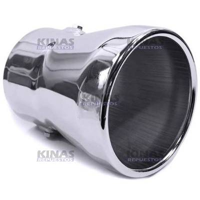 PUNTERA ESCAPE RECTO REDONDO CROMADO 4P.1/2 180MM | TC003/1786/3407088