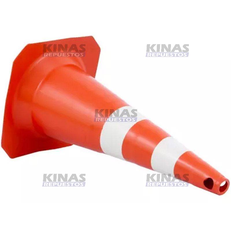CONO PLASTICO NARANJA BLANCO 50CM | 327/P/EPI10-01/COD350