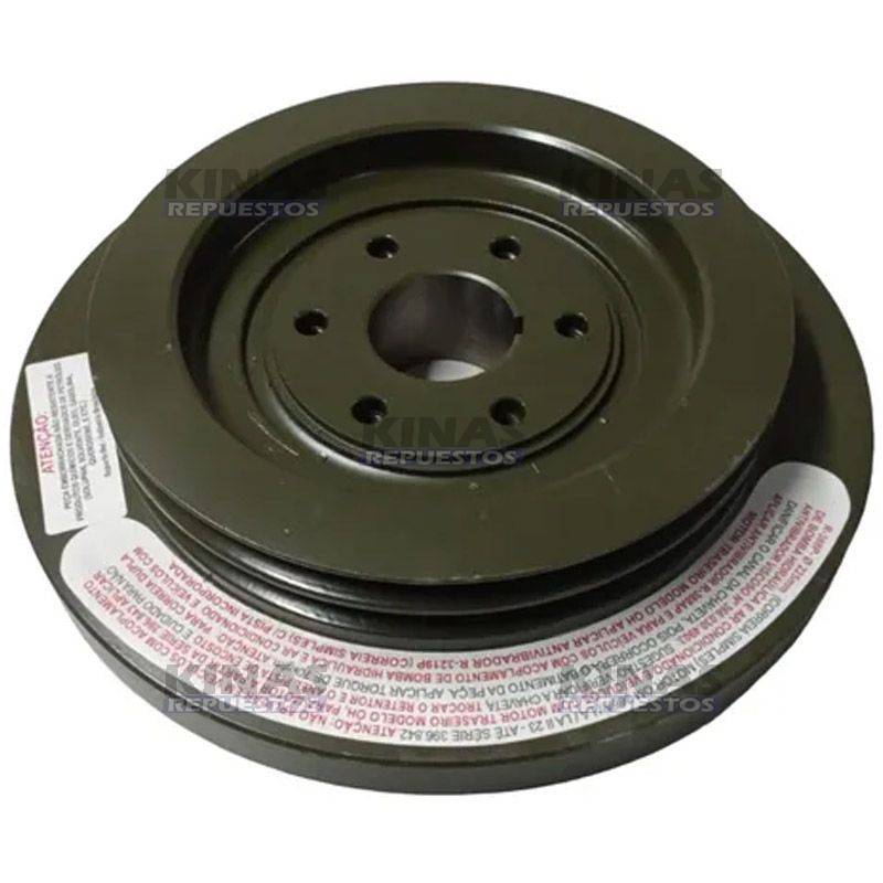 POLEA CIGUENAL MOTOR MBB OM 366 225MM 2 CANALETA | R-3219P/R-388P/366.030.1403