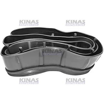 GOMA DEFLETOR RADIADOR SCANIA 124/S4/S5 S/LABIOS CABINE ALTA 760MM | 1440407/1371782