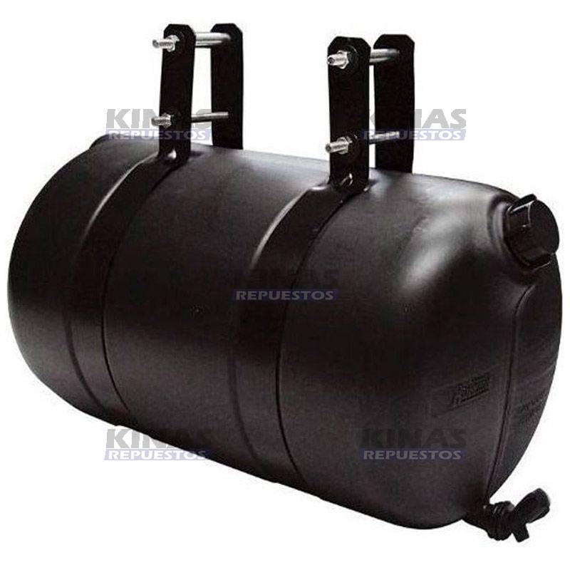 RESERVATORIO COROTE AGUA CARRETA PLASTICO 25LTS COMPLETO NEGRO | RP002D