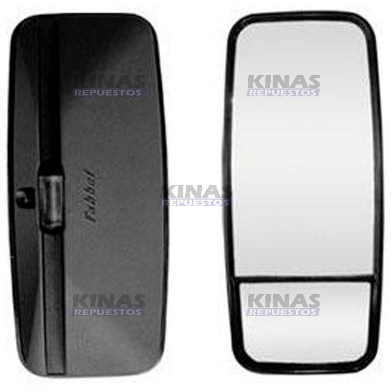 ESPEJO RETROVISOR PLANO DOBLE IZQ SCANIA 112/113 (BIFOCAL) 50X22 | 1413E/ER1008/S243A