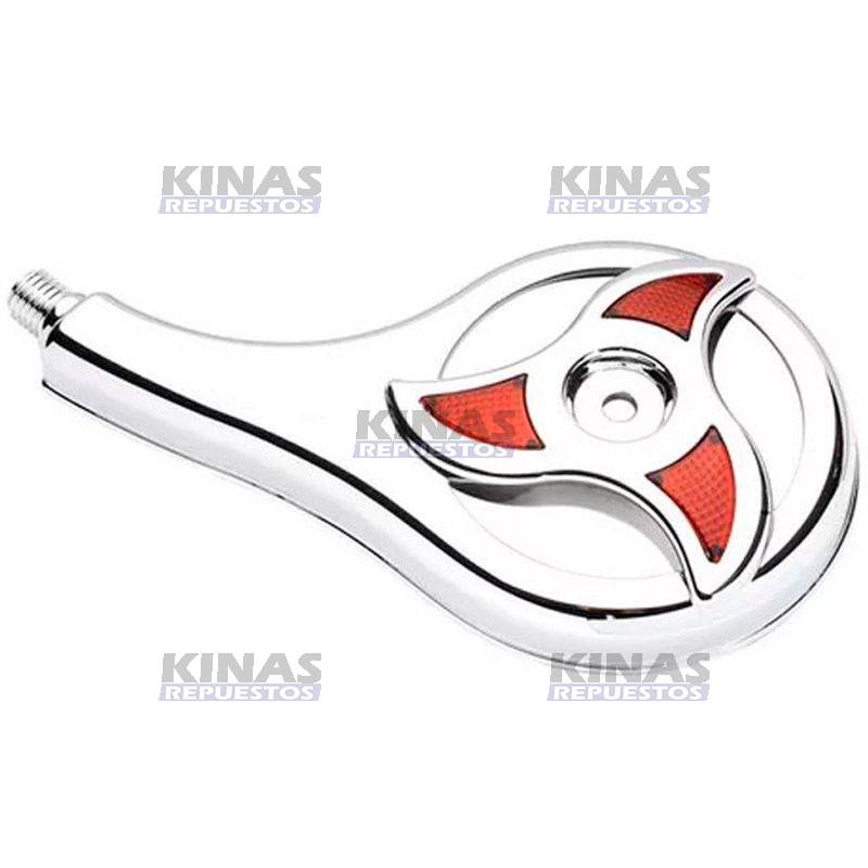 CALOTA NIQUELADA/CROMADO RODOAR ROJO IZQUIERDO | 60008E-IZQ
