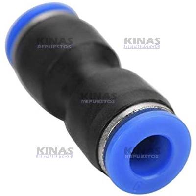 CONEXION UNION RAPIDA PLASTICA RECTA 6MM (NYLON) | 323/CI 0852-09P/0852-03P/812875N