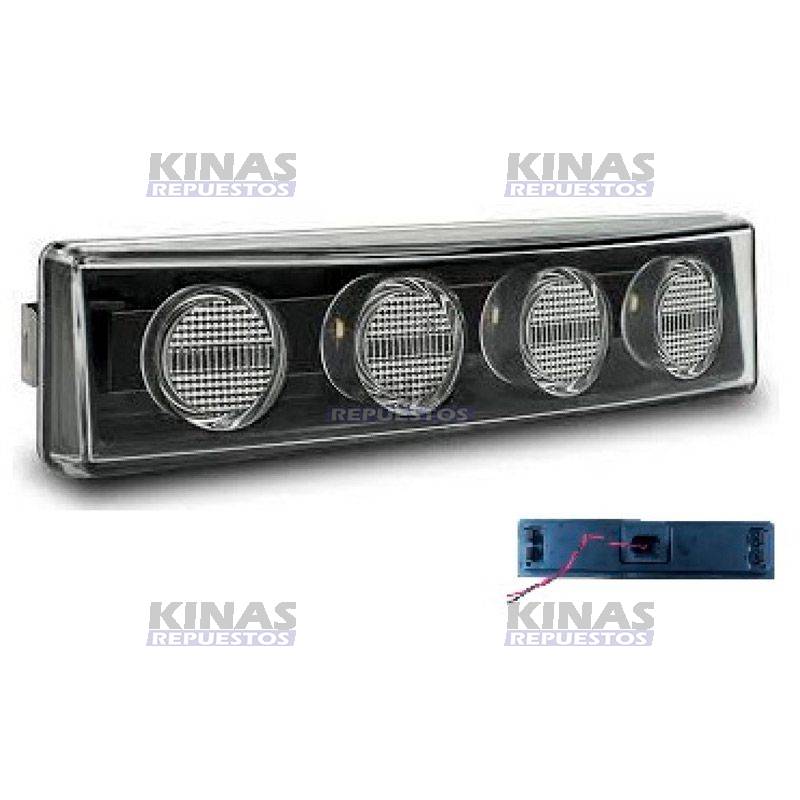 FARO SENALERA DELANTERA TAPA SOL LED SCANIA P94/114/124/S4 (BLANCO) | 1798980/1326935L/L2013/L2012/H37277