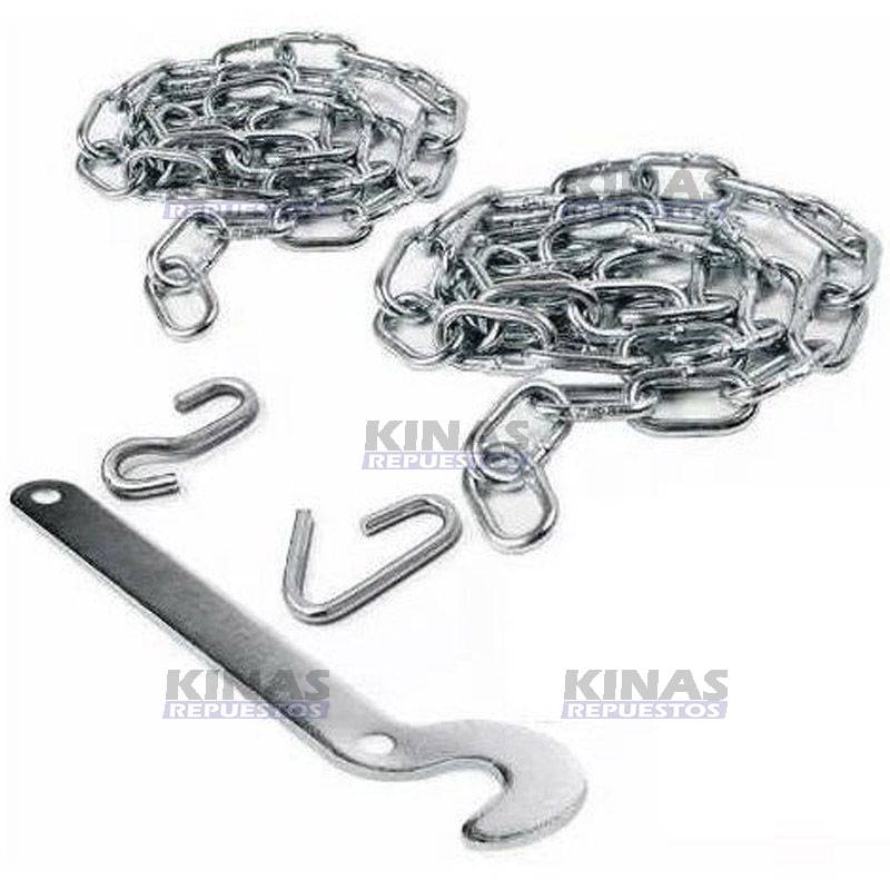 KIT CADENA TAPA CARRETA CARROCERIA C/GANCHO | 2383/F4045