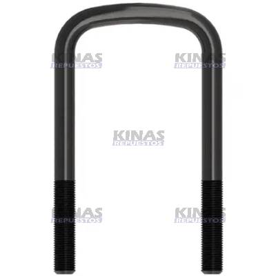 GRAMPA ELASTICO SUSPENCION 7/8X92X260 "D" CARRETA TDS | GCR - 75 D