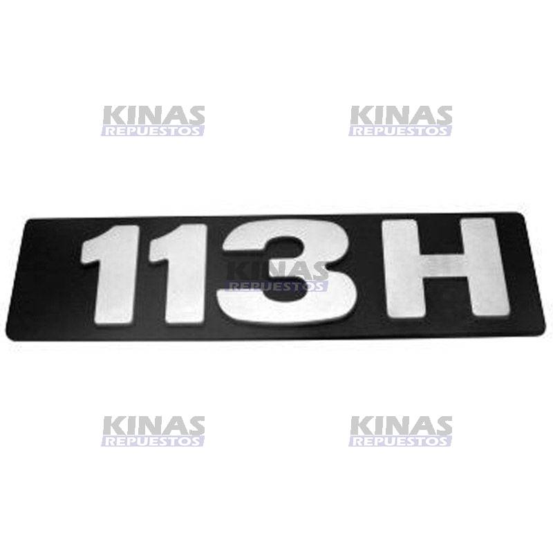 LETRERO EMBLEMA SCANIA 113 (113H) (PINTADO) | 384103/1